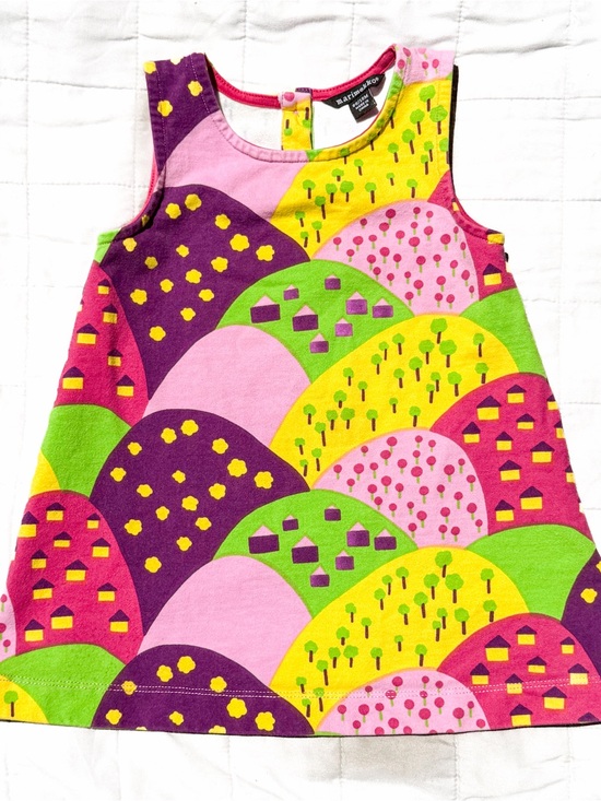 Marimekko Other - Marimekko Girl Hymysuu A Line 18 month Summer Cotton Dress Rare Vintage Finnish
